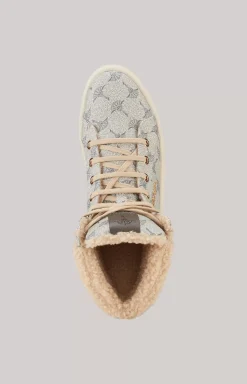 Mazzolino Peluche New Daphne High-top Trainers in Beige/Grey