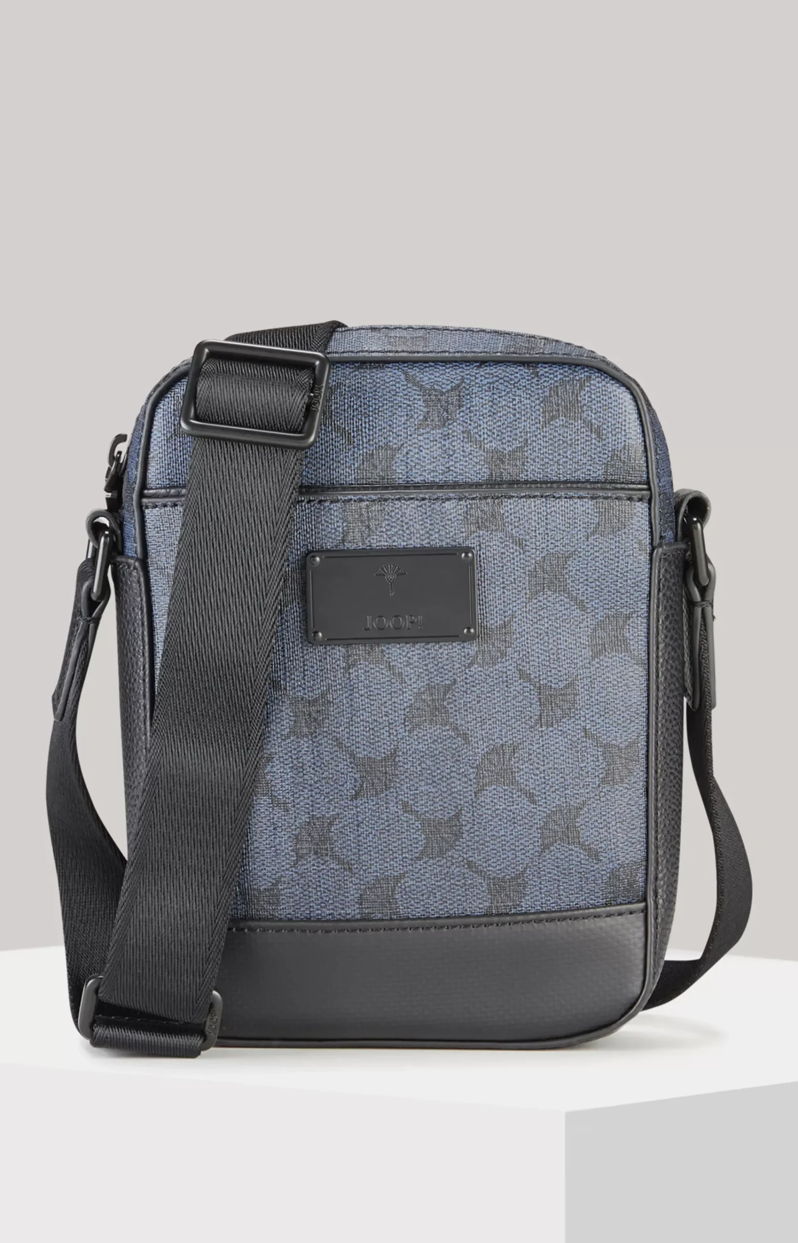 Mazzolino Rafael Shoulder Bag in a Dark Blue Pattern