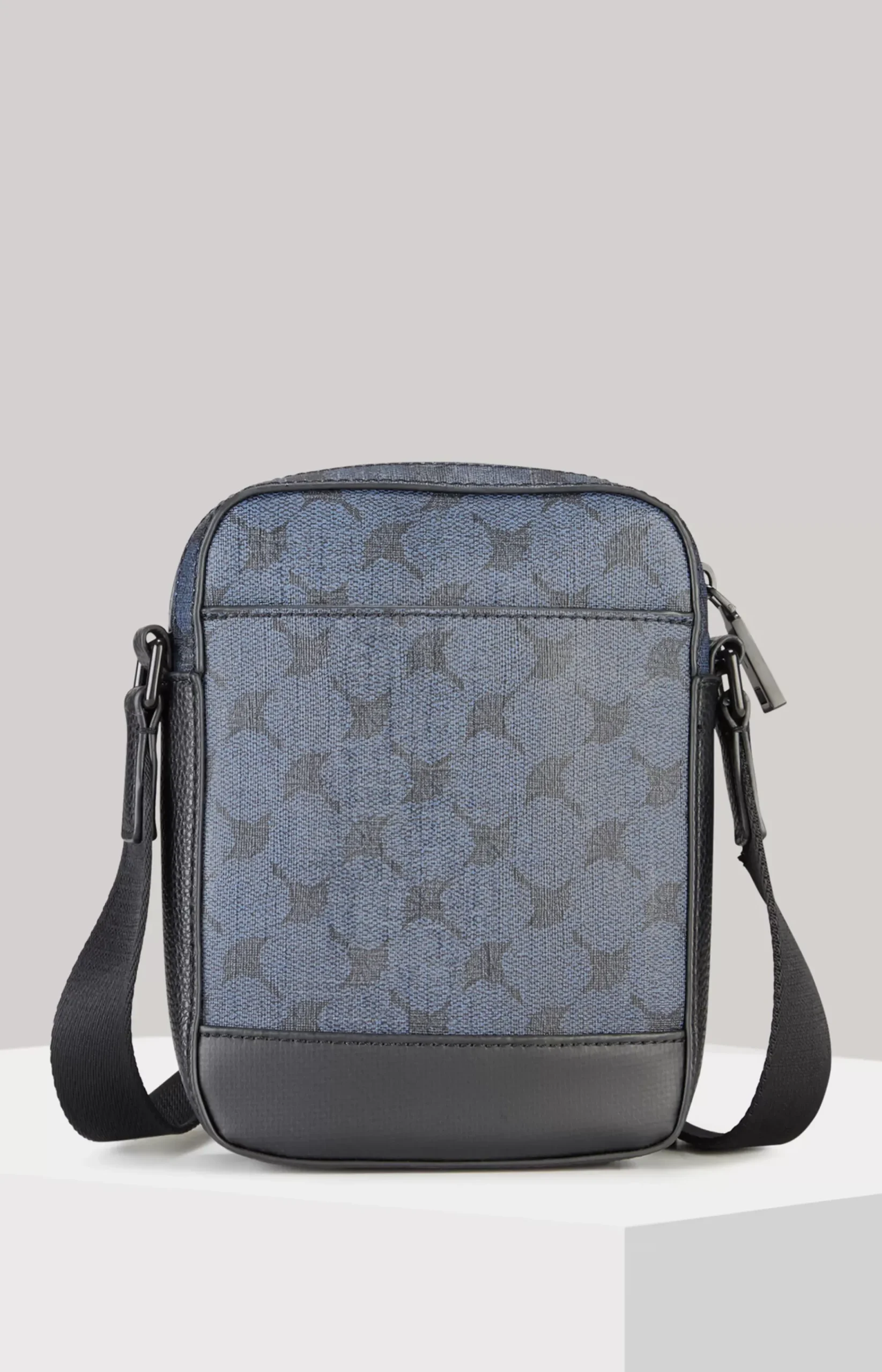 Mazzolino Rafael Shoulder Bag in a Dark Blue Pattern