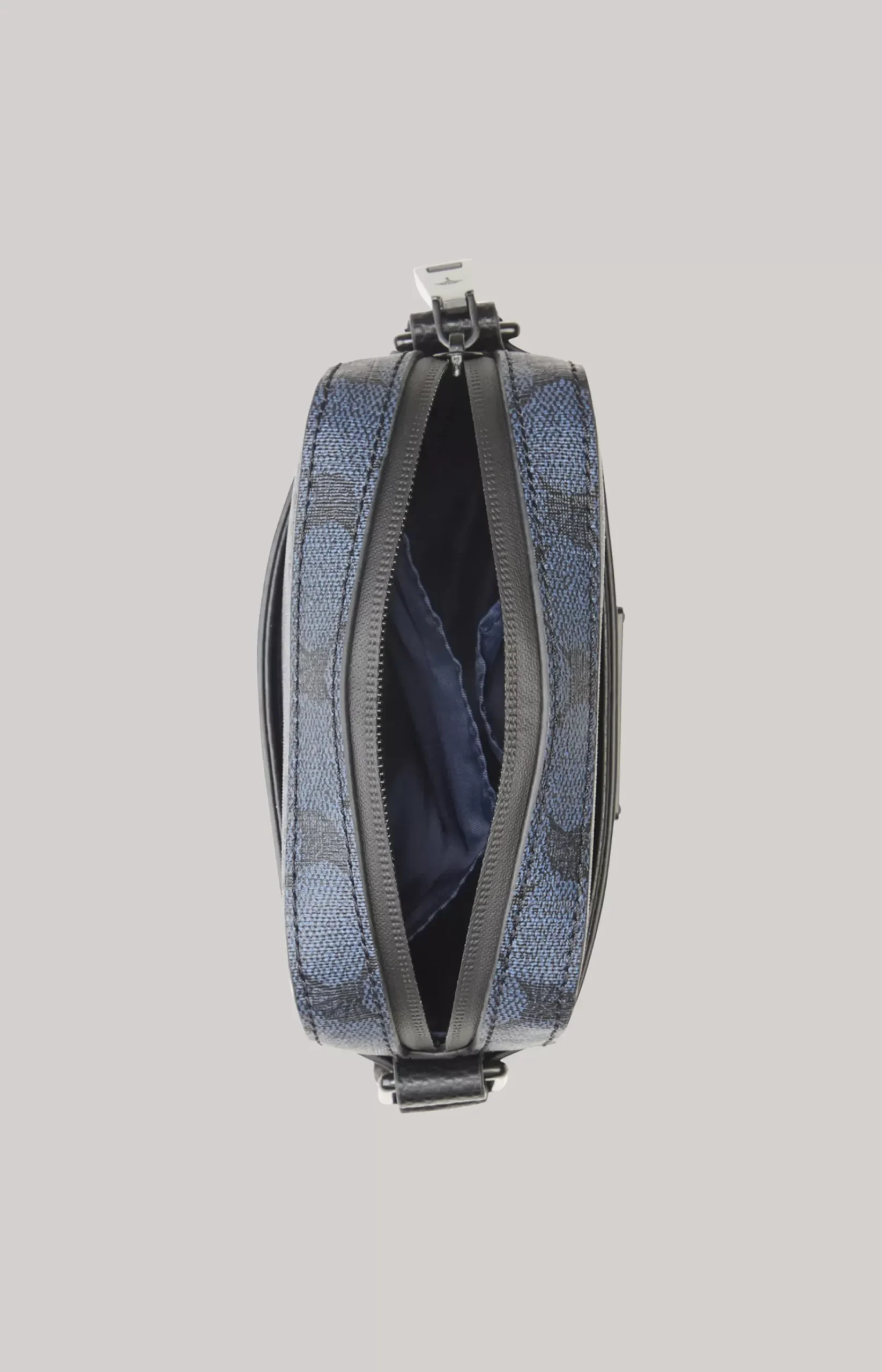 Mazzolino Rafael Shoulder Bag in a Dark Blue Pattern