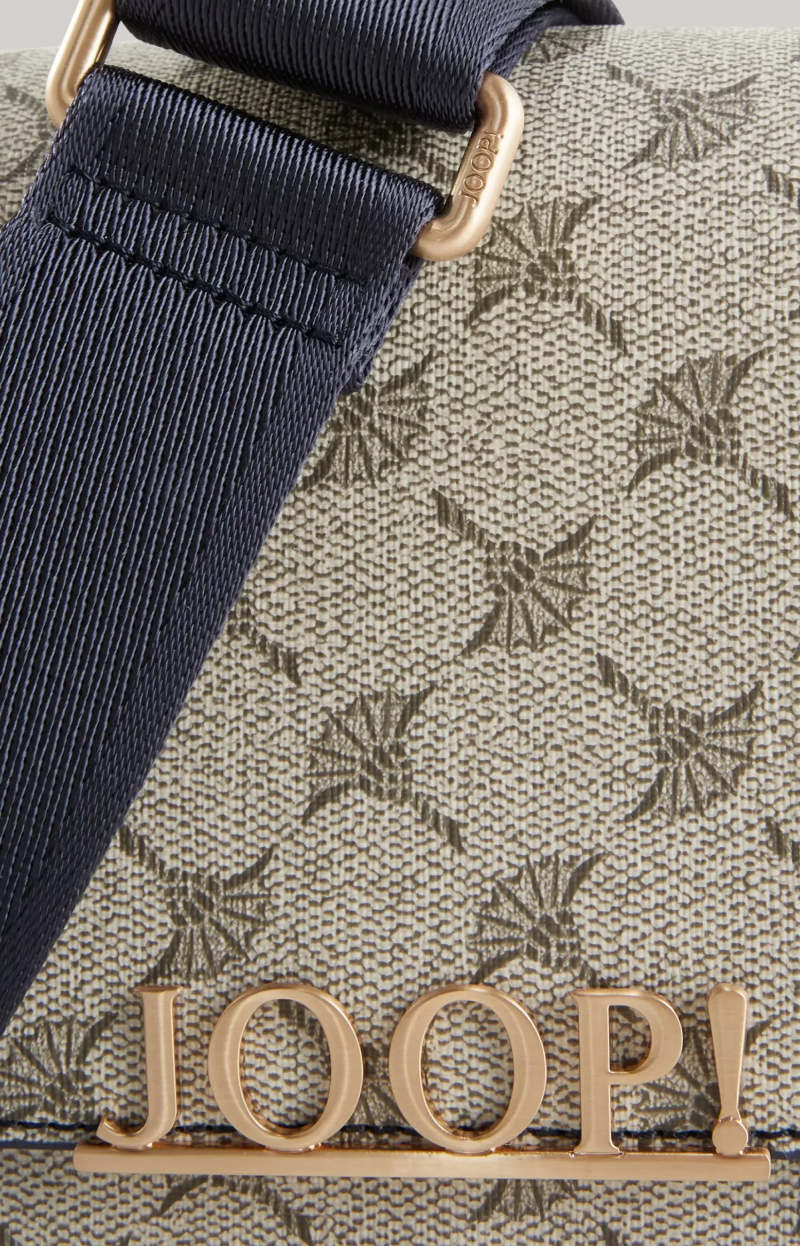 Mazzolino Sousa Shoulder Bag in Blue/Beige