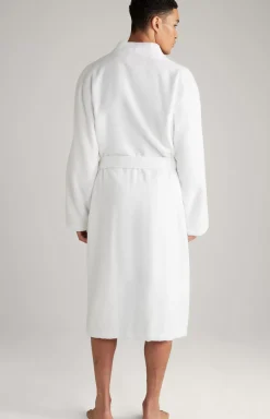 Men’s bathrobe in white