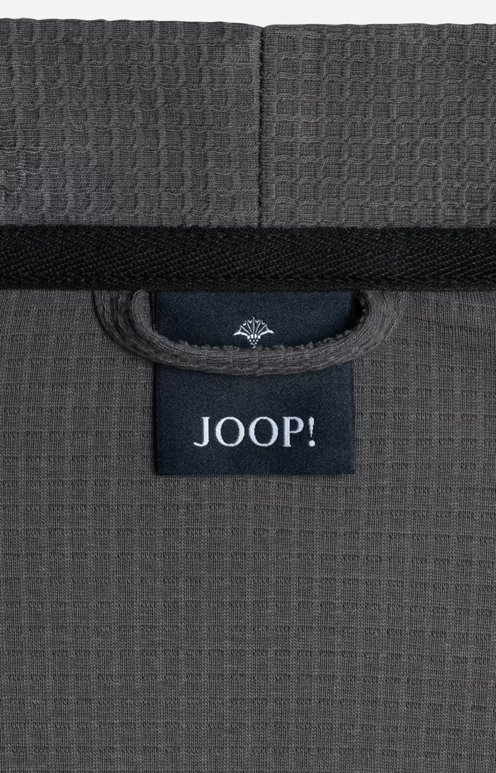 Men's JOOP! UNI-PIQUÉ Bathrobe in Anthracite