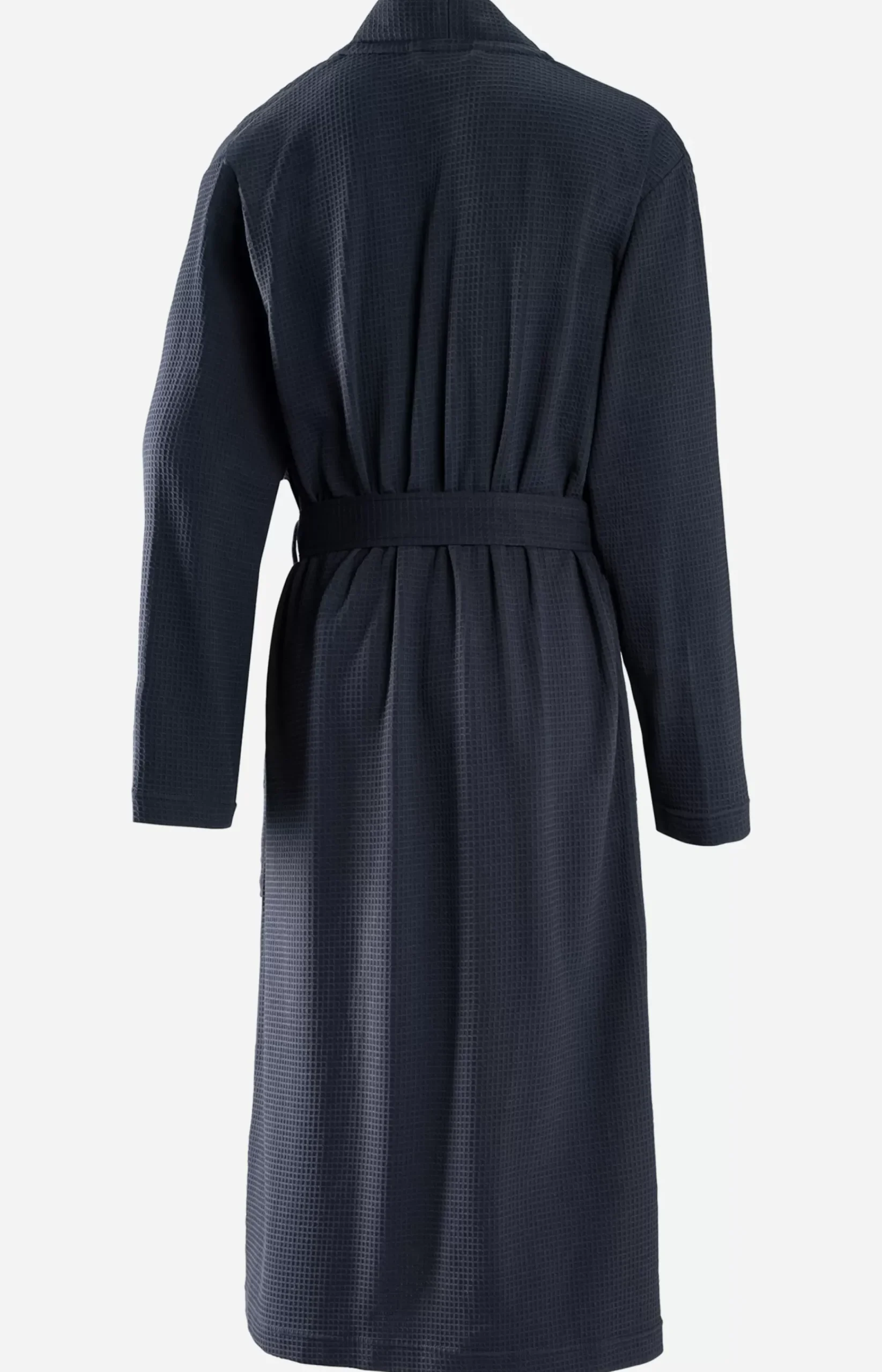 Men's JOOP! UNI-PIQUÉ Bathrobe in Navy