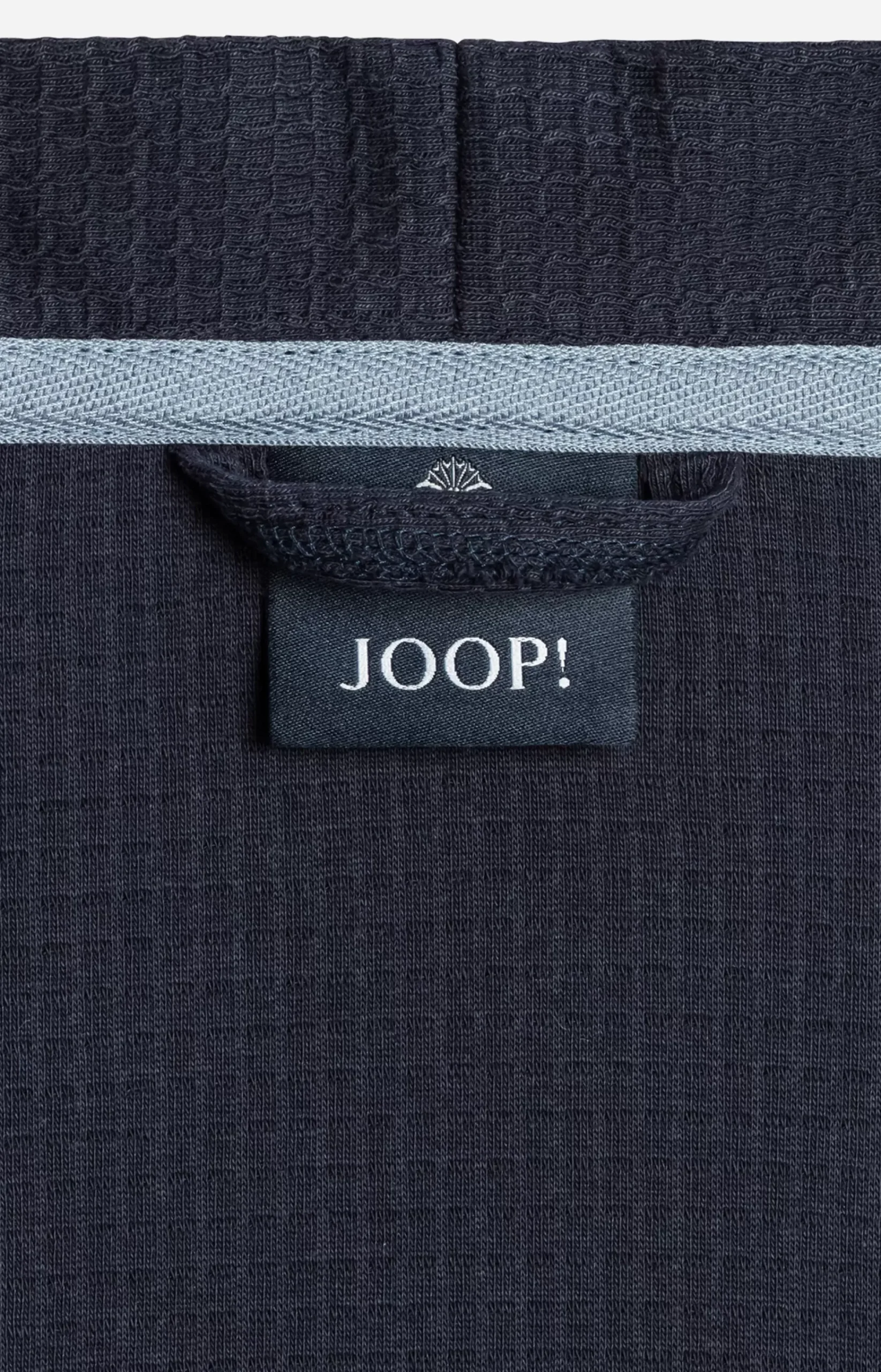 Men's JOOP! UNI-PIQUÉ Bathrobe in Navy