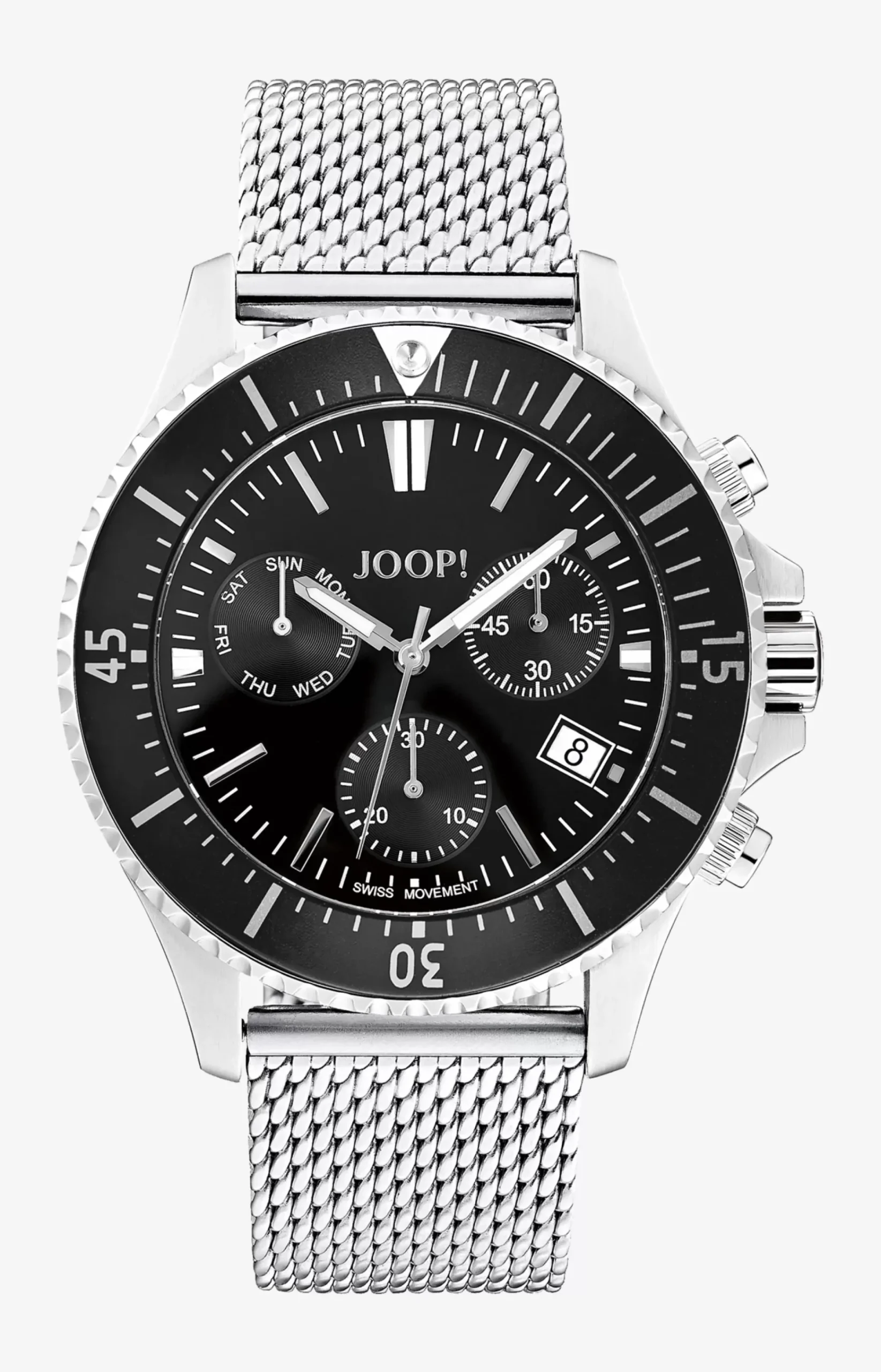 Men's watch in Black/Silver