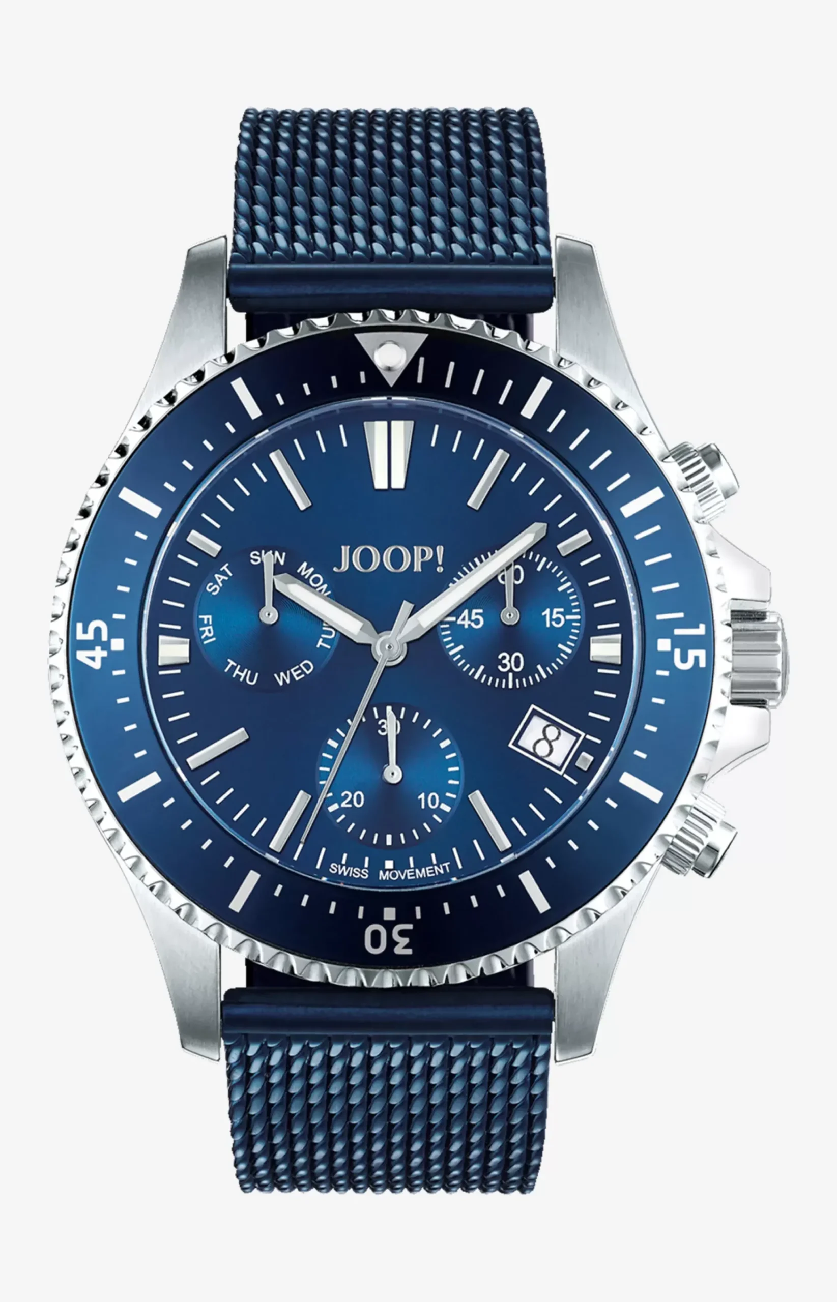 Men's watch in Brown/Blue