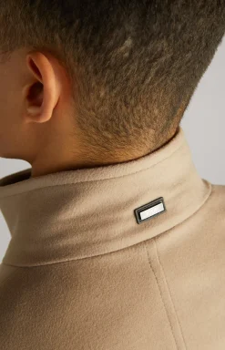 Meros Coat in Beige