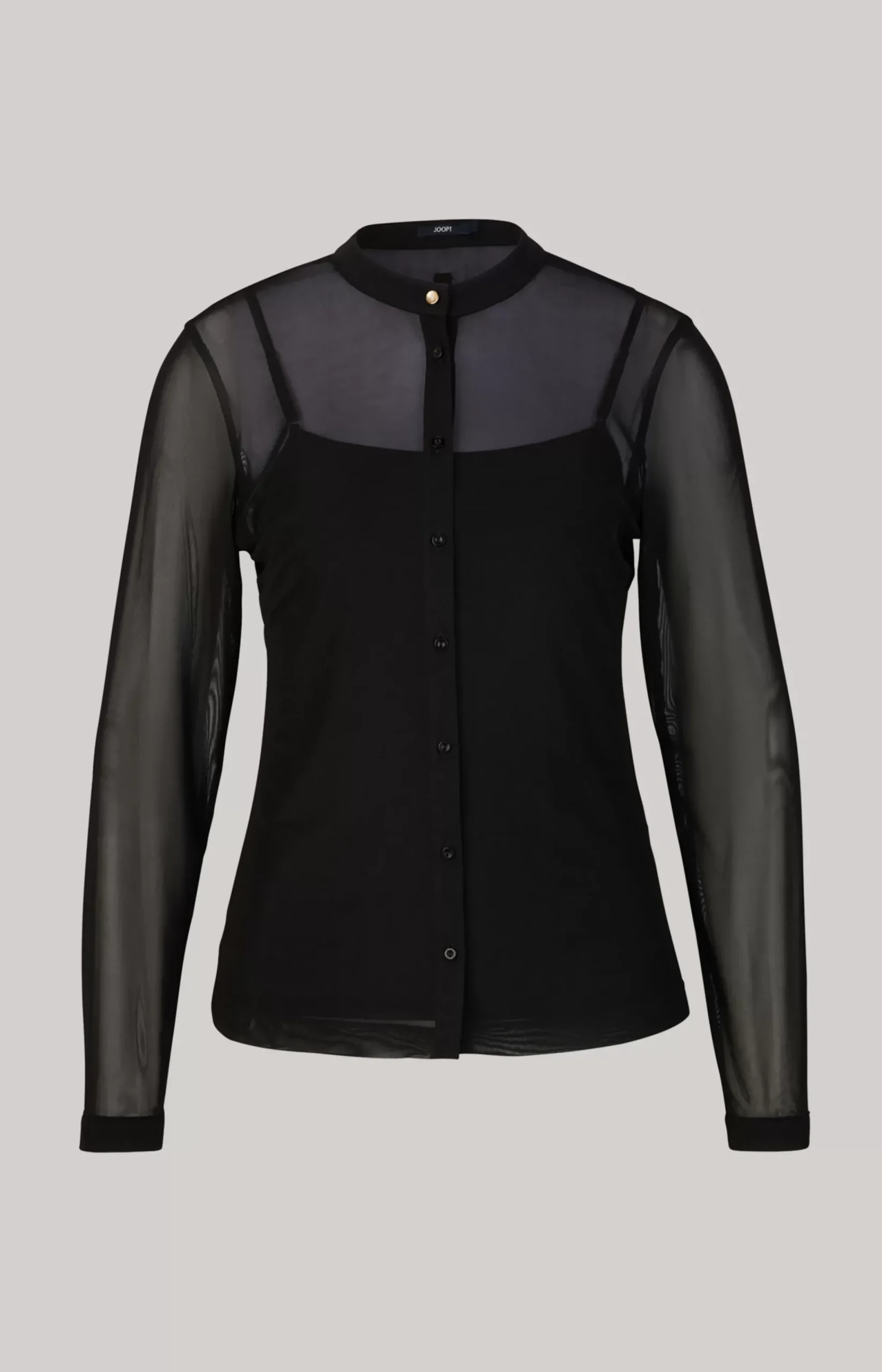 Mesh Blouse in Black