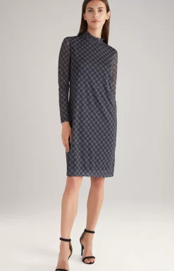 Mesh Dress in a Grey Pattern