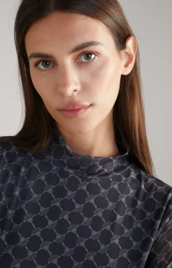 Mesh Dress in a Grey Pattern