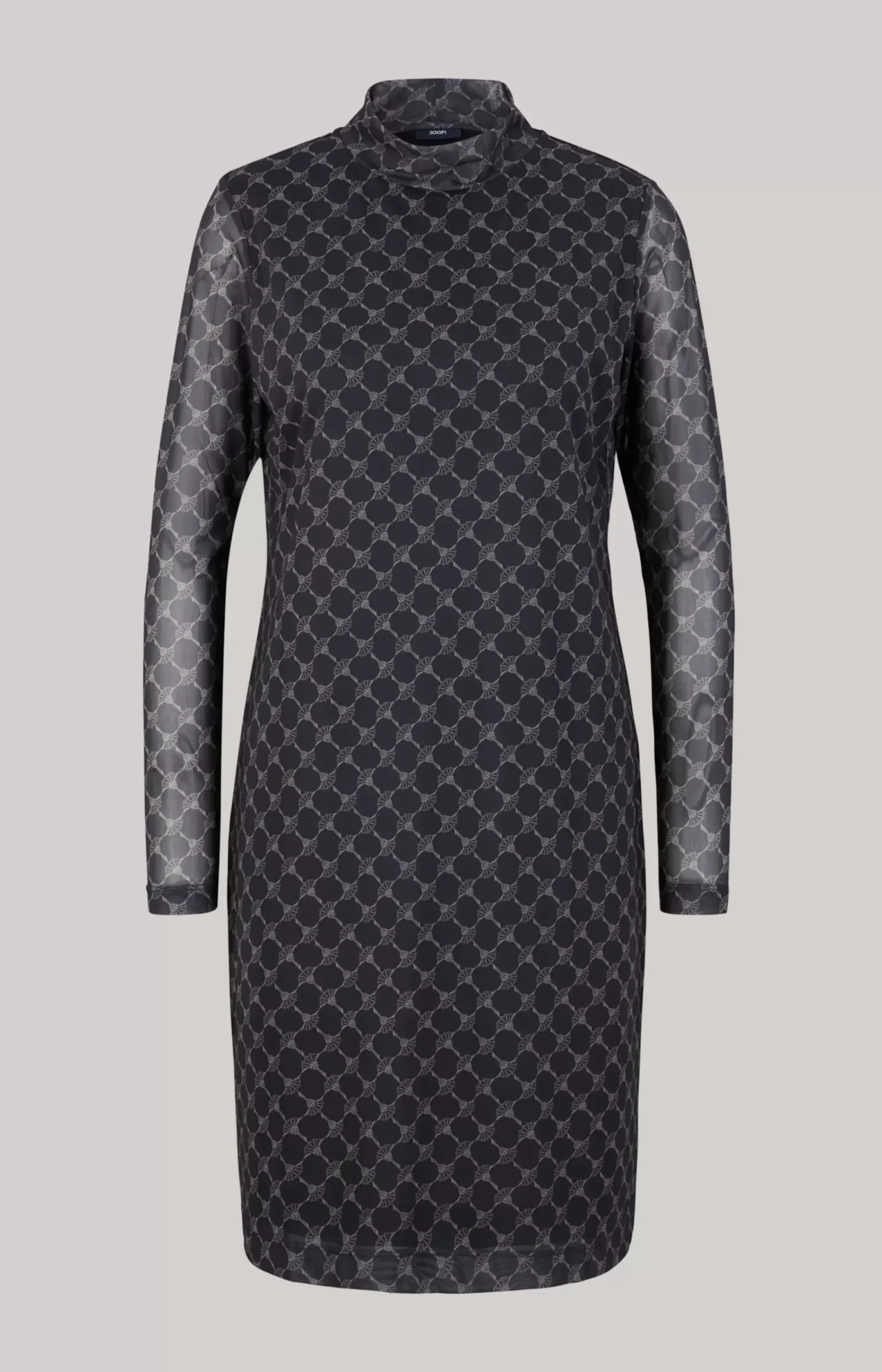 Mesh Dress in a Grey Pattern
