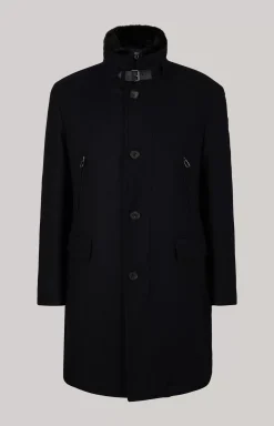 Mikos Coat in Dark Blue