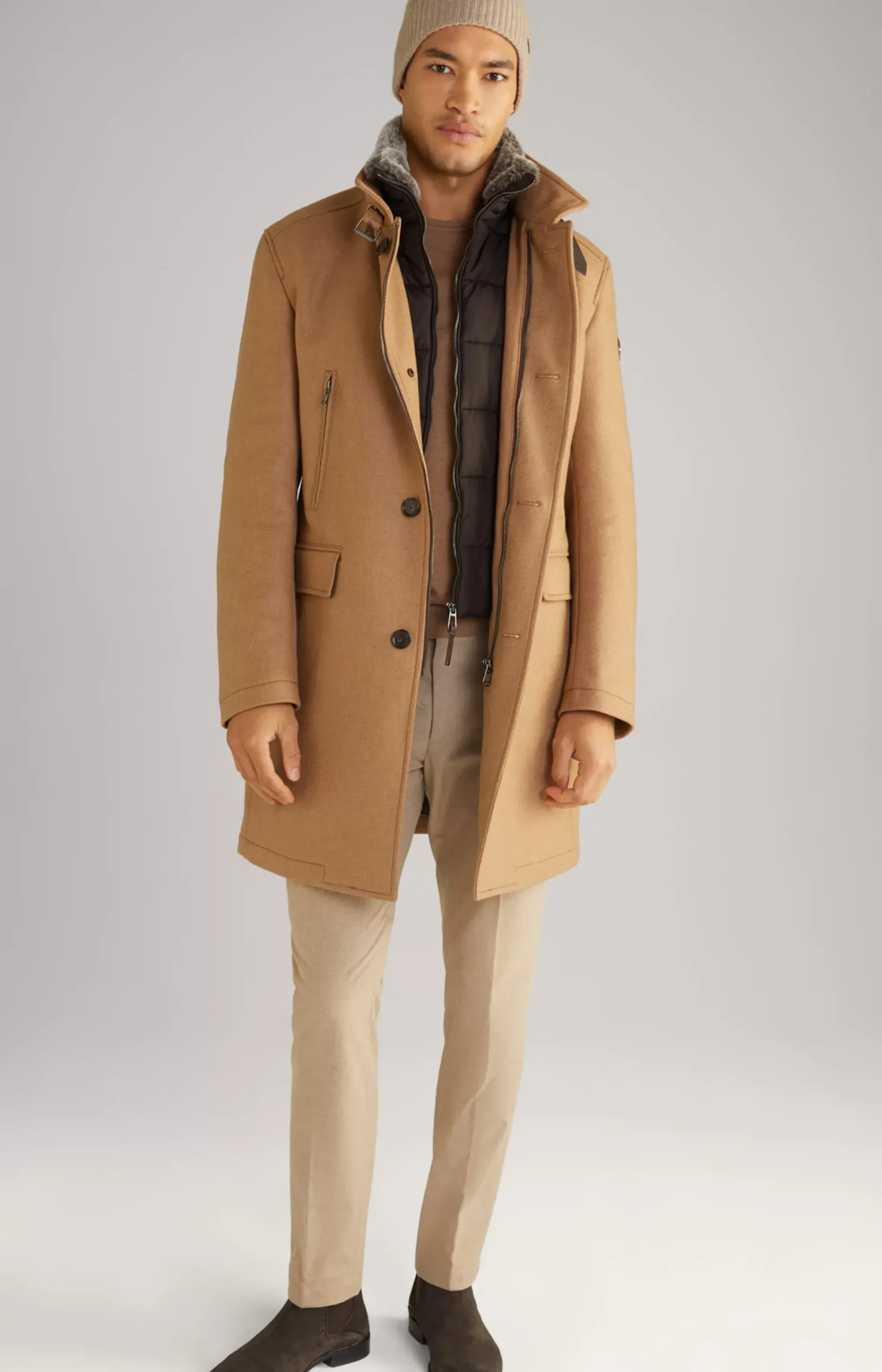 Mikos Coat in Light Brown