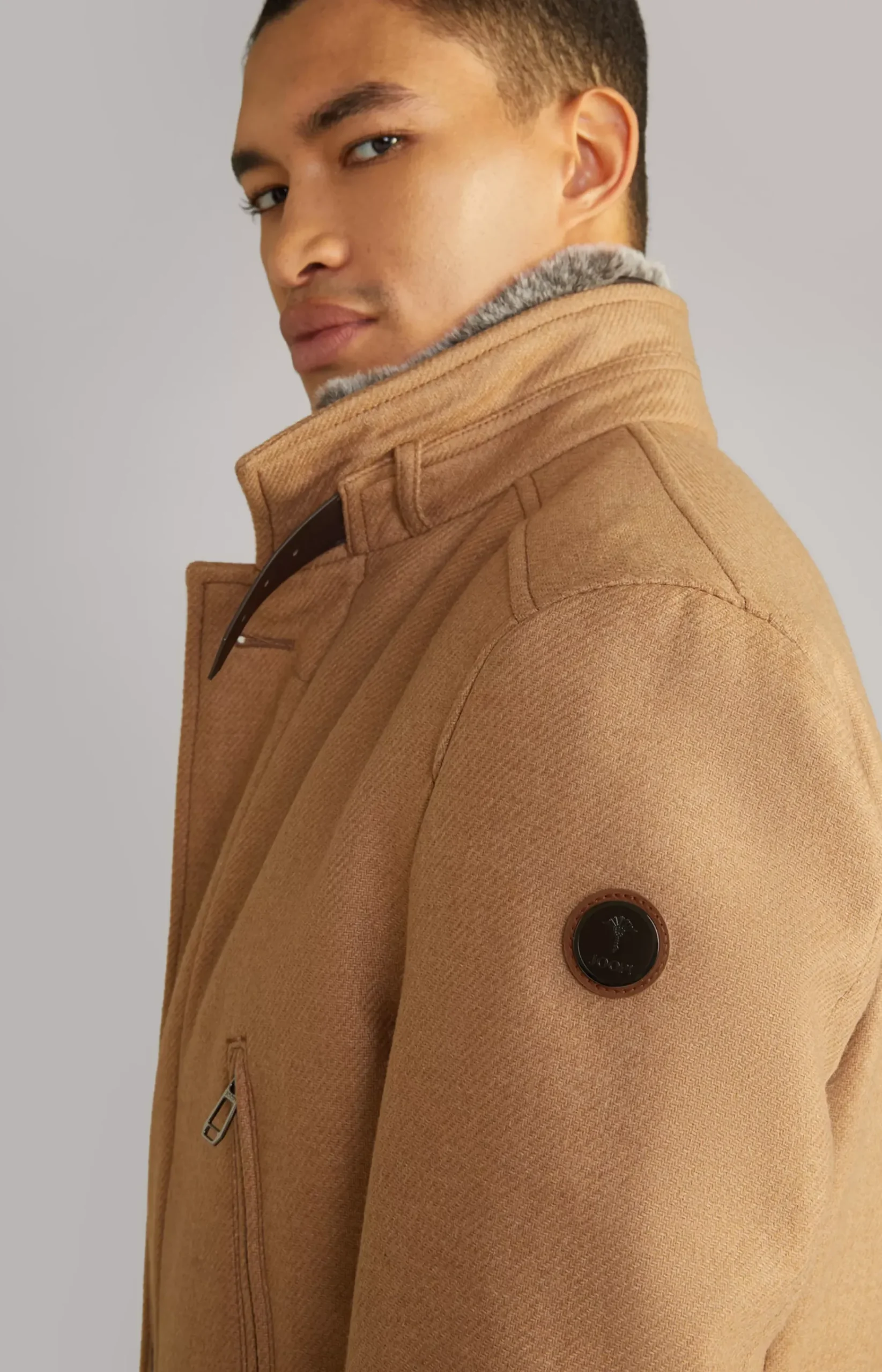 Mikos Coat in Light Brown