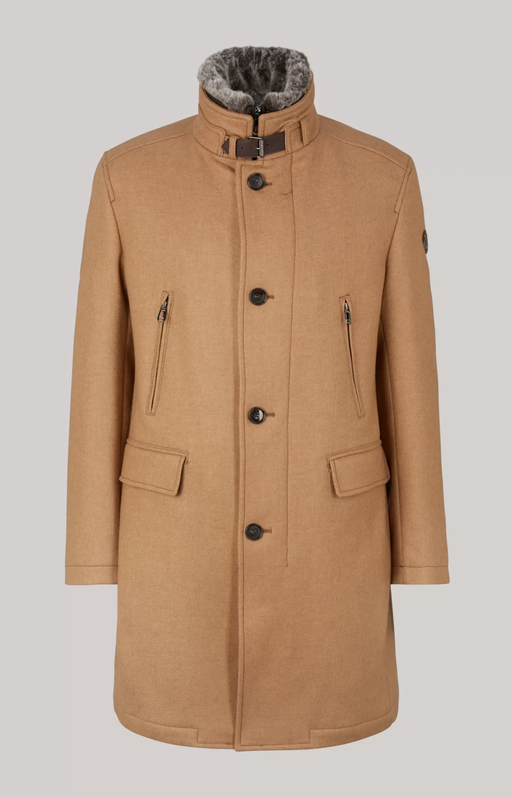 Mikos Coat in Light Brown