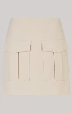 Mini Skirt in Beige