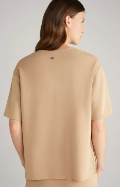 Modal Mix Shirt in Beige
