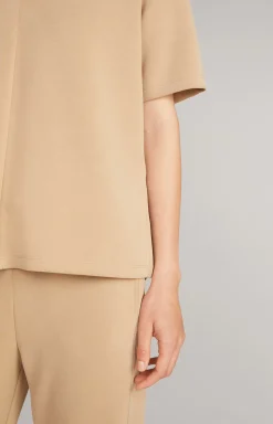 Modal Mix Shirt in Beige