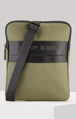 Modica Nuvola Liam Shoulder Bag in Olive