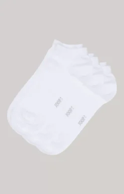 3-pack of trainer socks in white