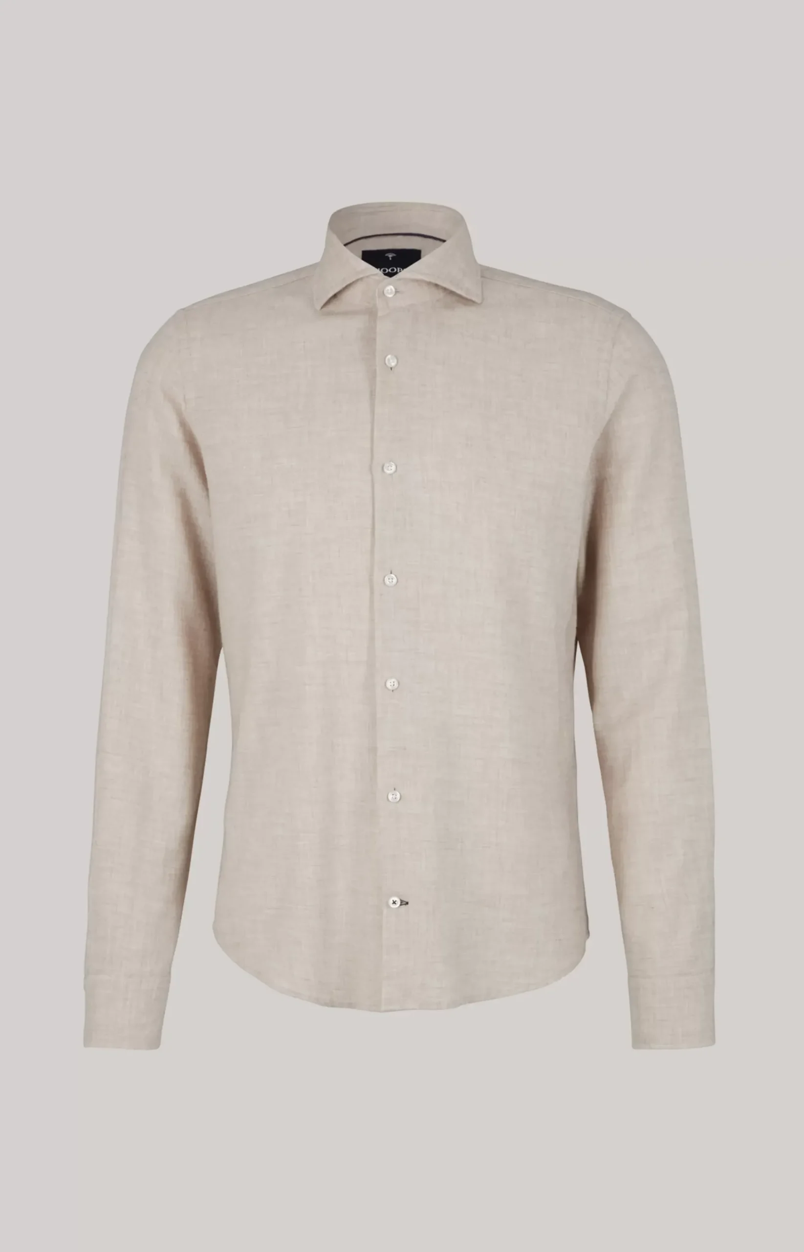 Pai Flannel Shirt in Light Brown Marl