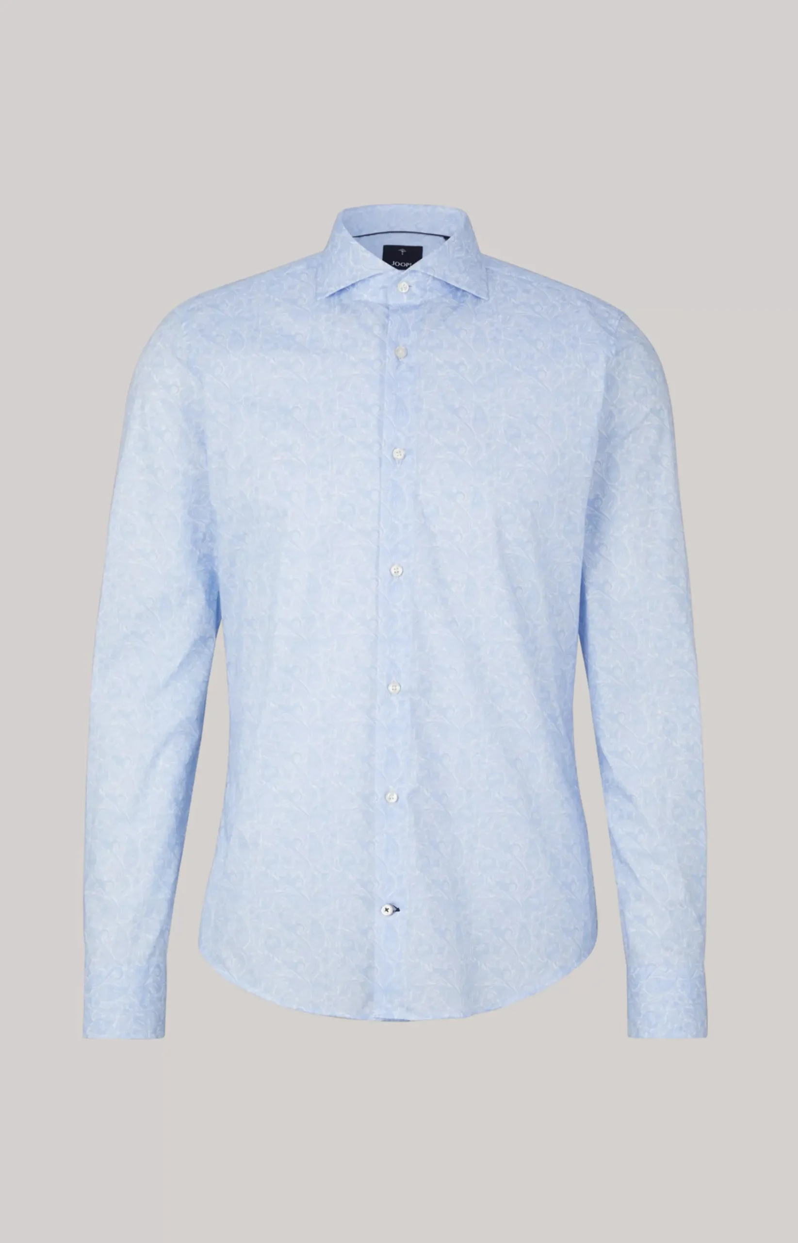 Pai Shirt in a Pastel Blue Pattern