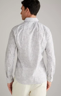 Pai Shirt in a White Pattern