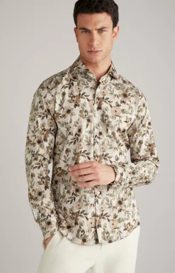 Pai Shirt in Beige/Brown
