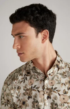 Pai Shirt in Beige/Brown