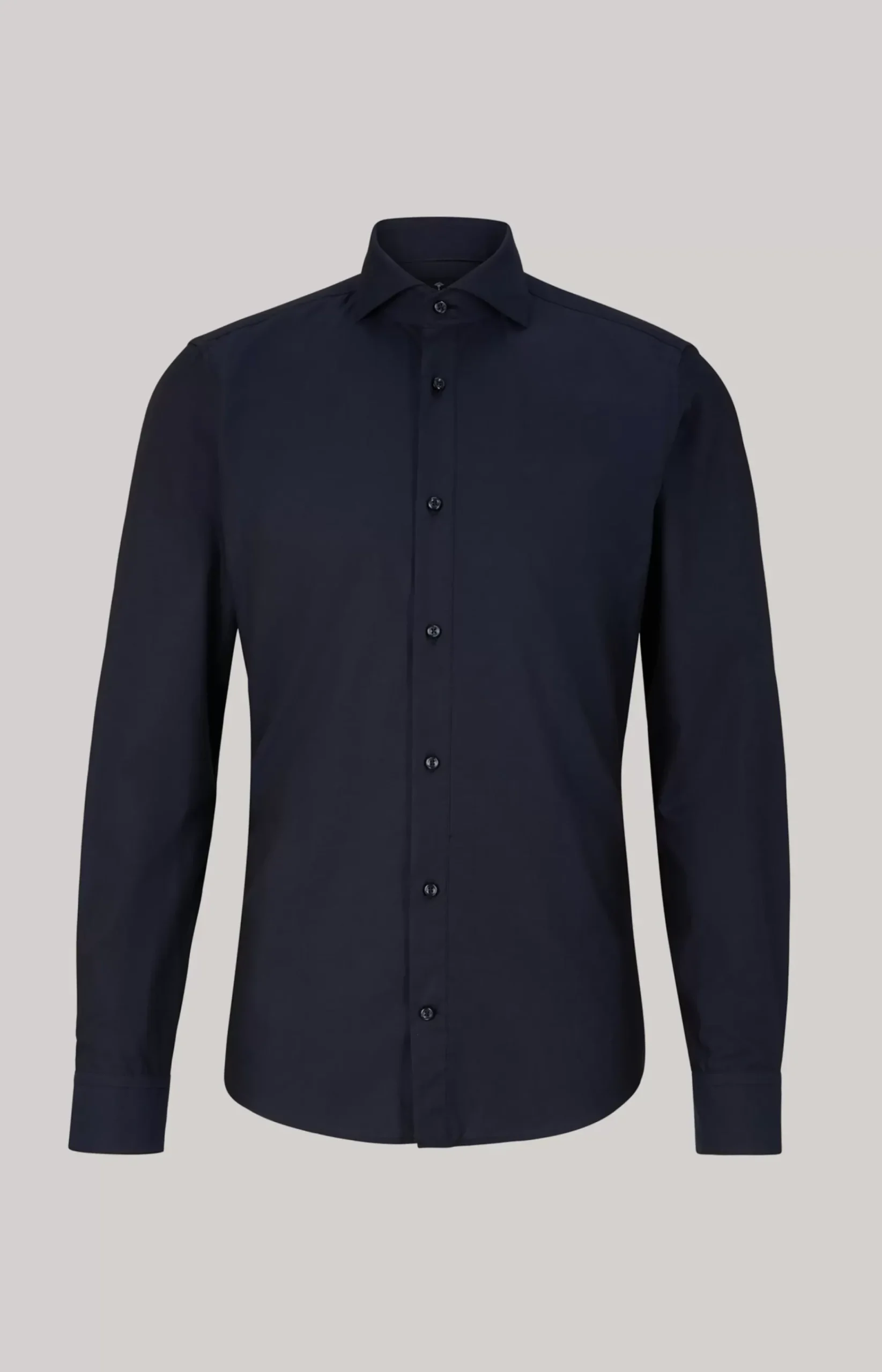 Paiton Cotton Shirt in Dark Blue