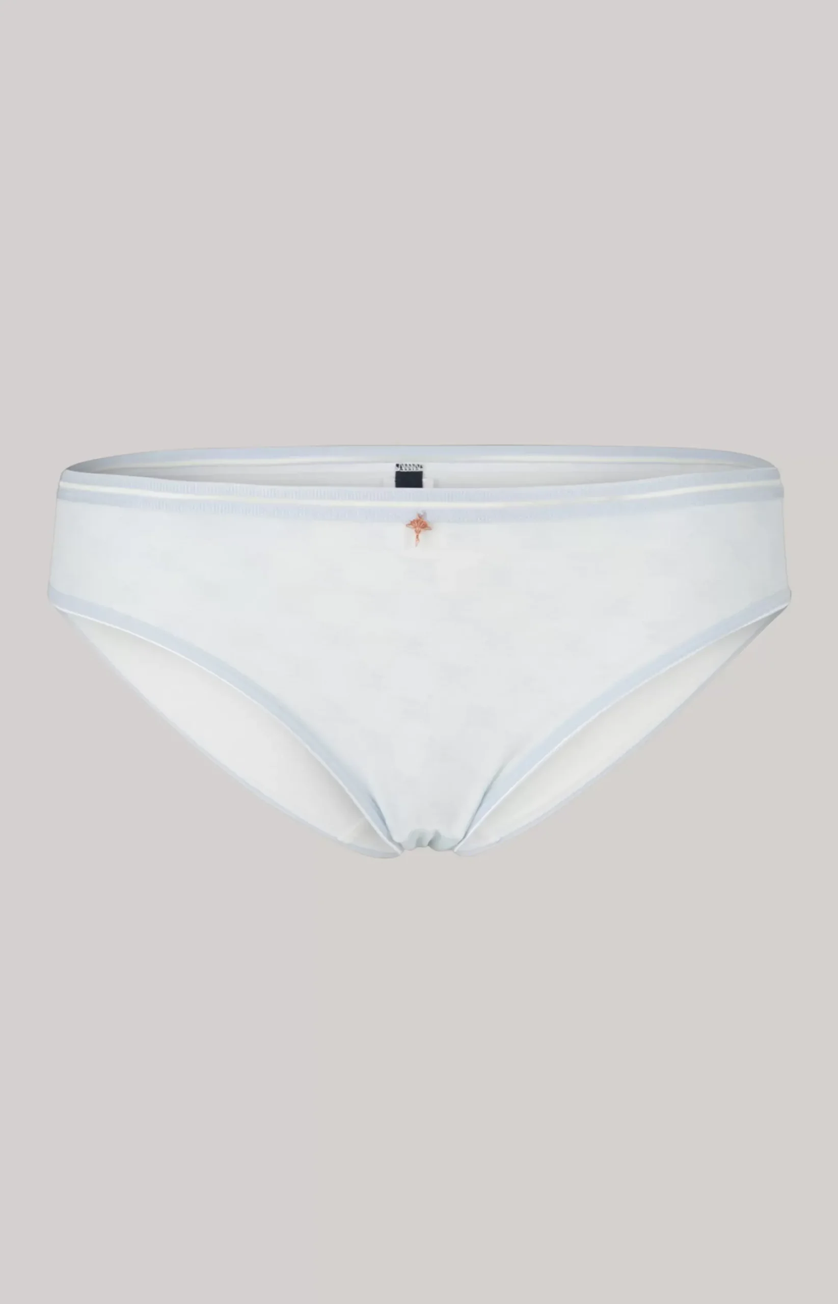 Panties in Heather Blue/Ecru