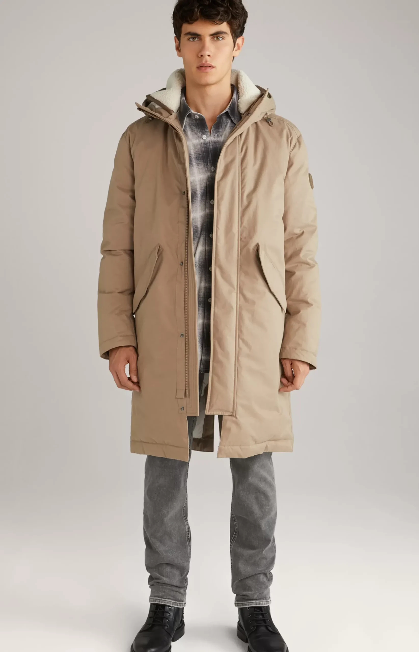 Parko Parka in Dark Beige