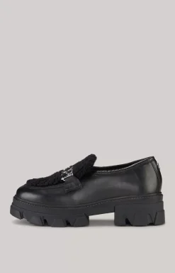 Peluche Camy Slip-on Loafers in Black