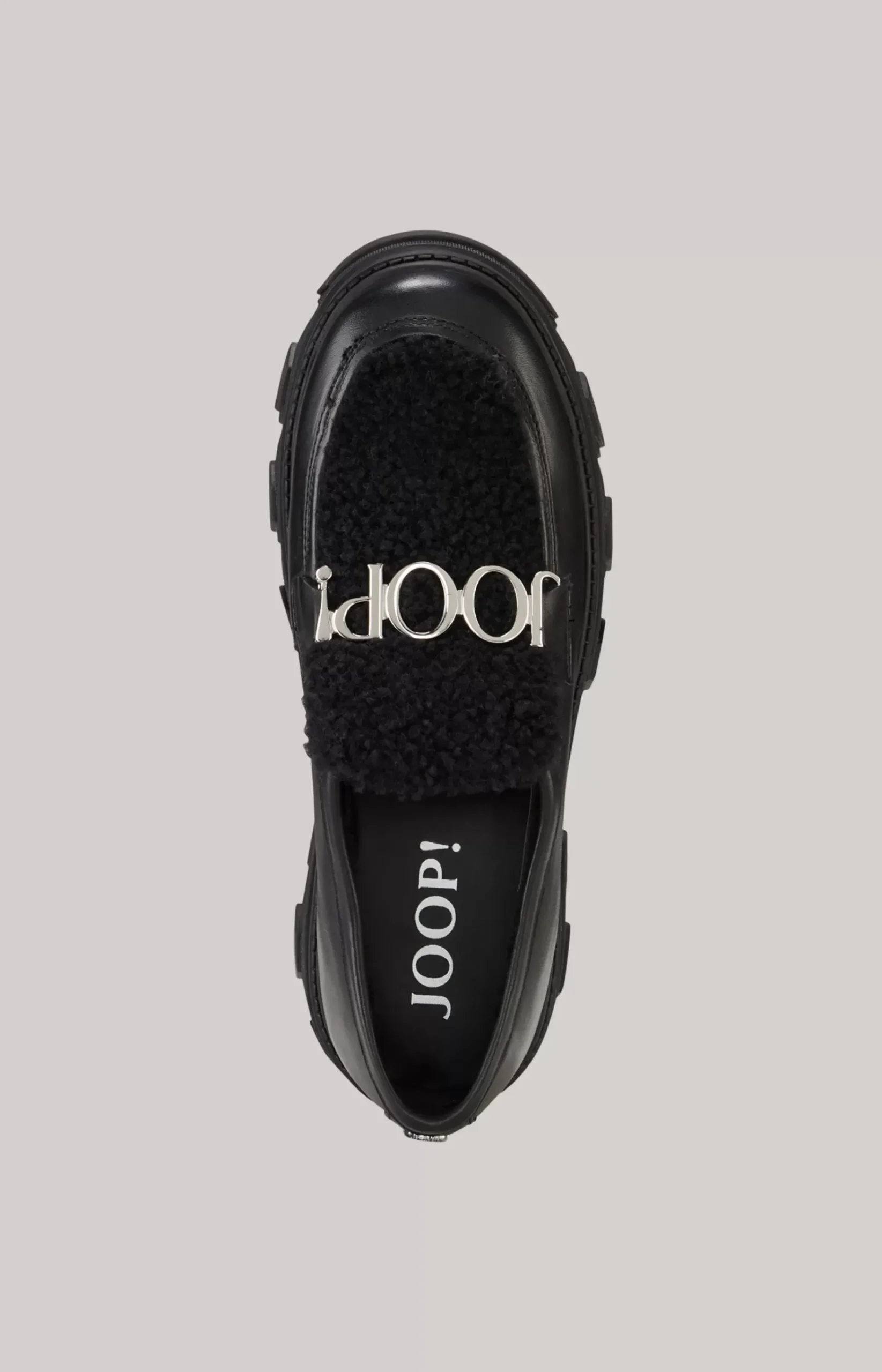 Peluche Camy Slip-on Loafers in Black
