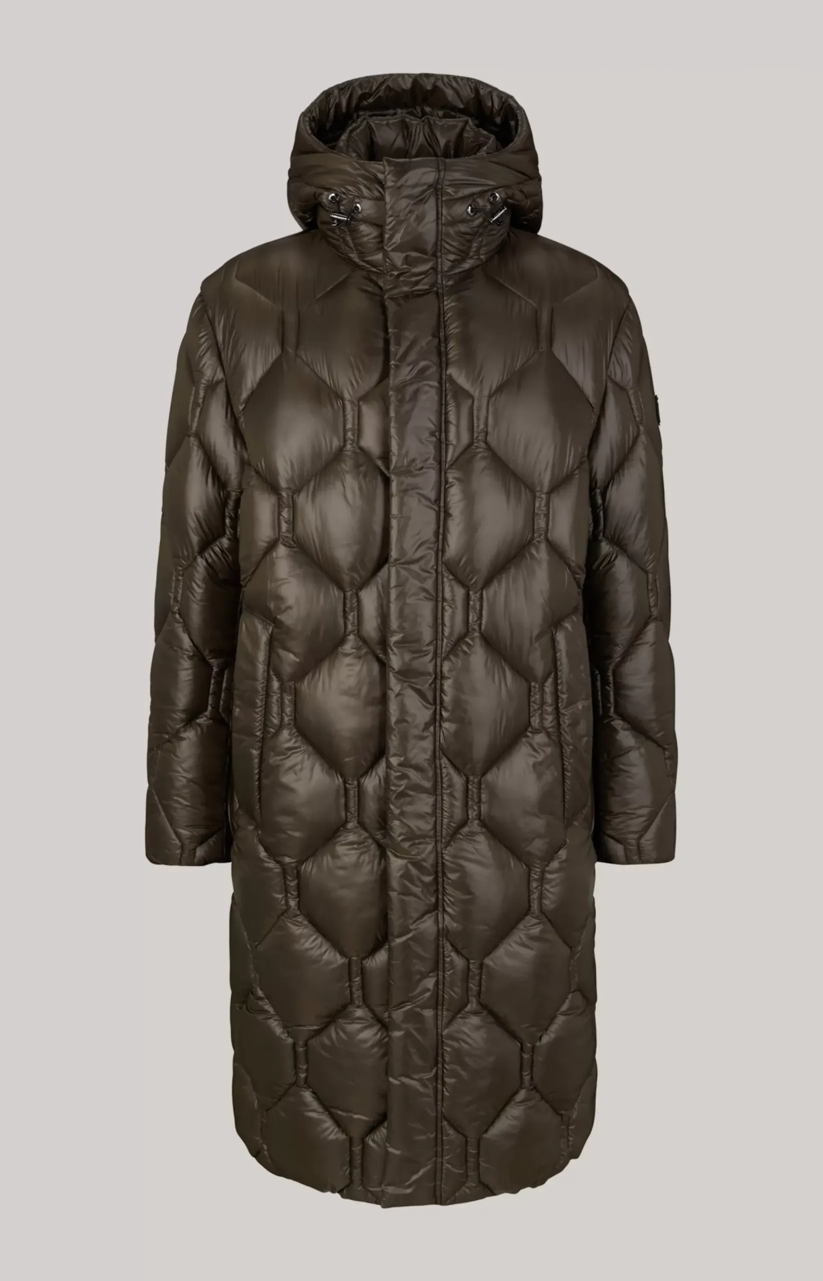 Percy Quilted Coat in Khaki
