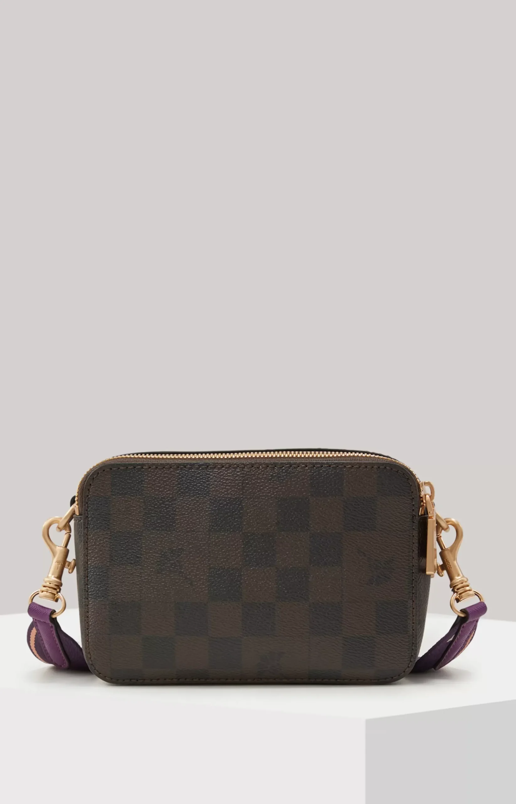 Piazza Diletta Susan Shoulder Bag in Brown and Black