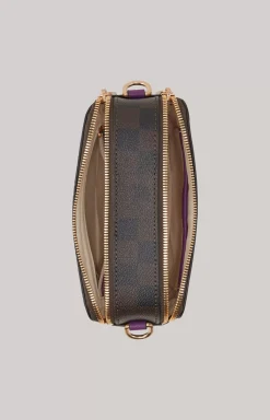 Piazza Diletta Susan Shoulder Bag in Brown and Black