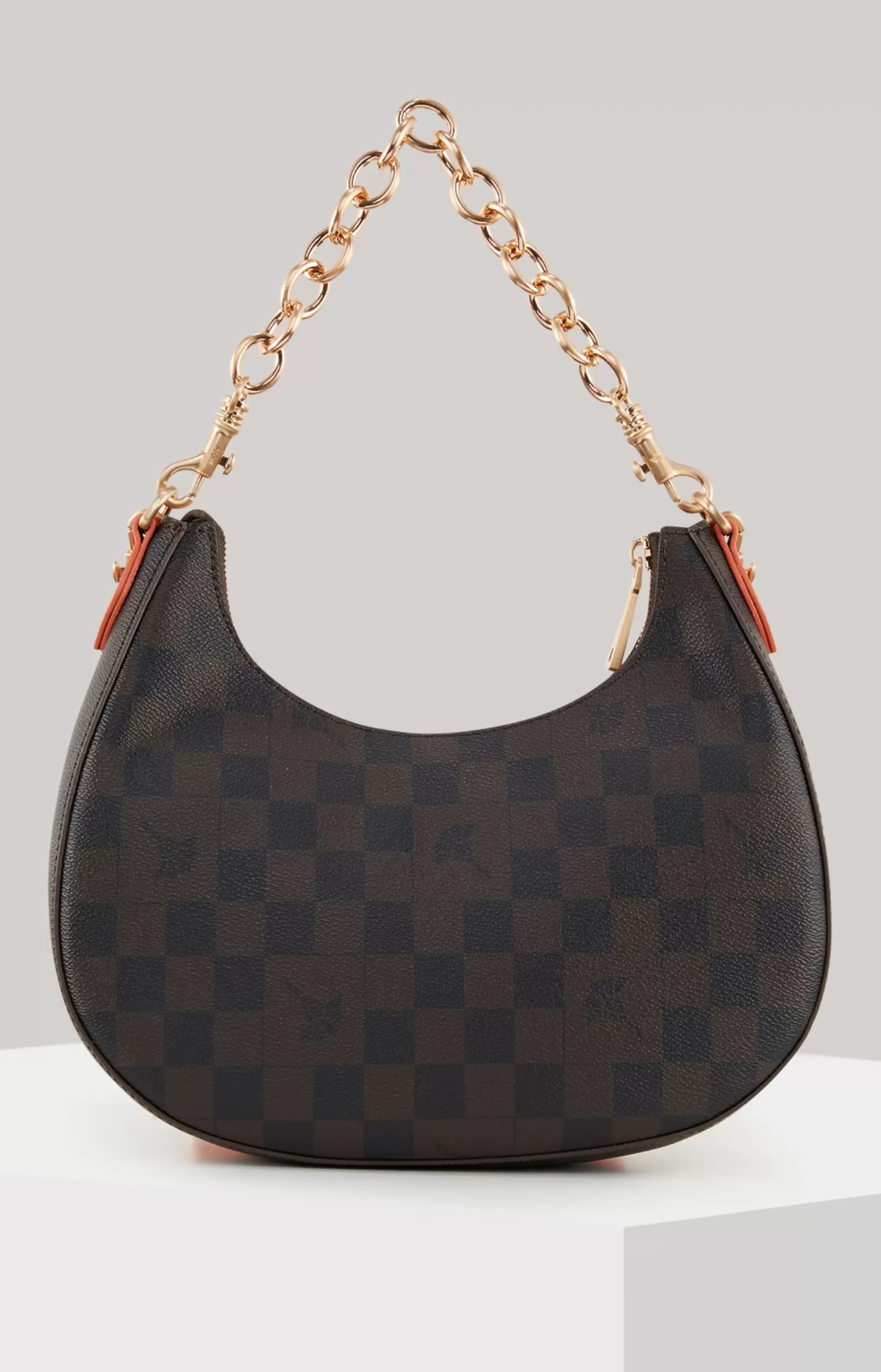 Piazza Edition Annina Shoulder Bag in Brown/Black/Orange