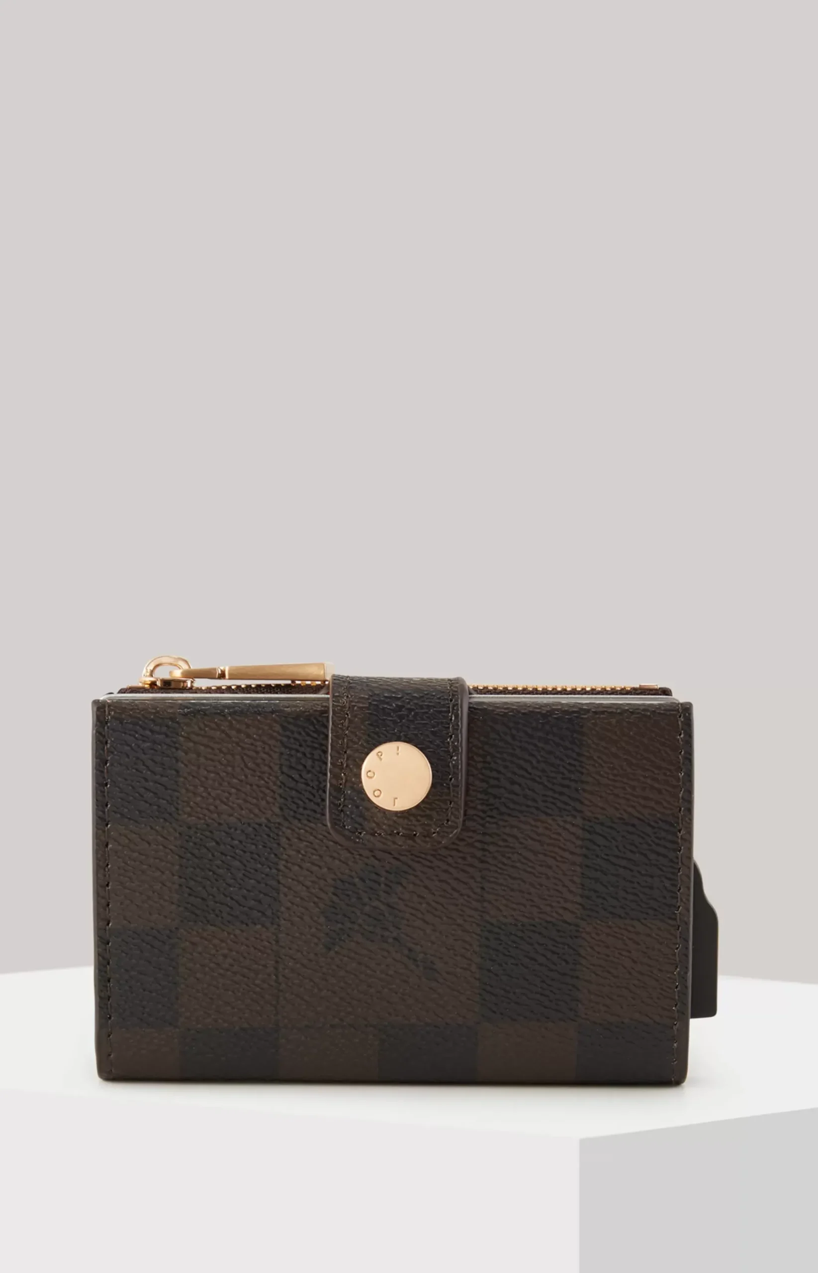 Piazza Edition C-Four Card Case in Brown/Black/Orange