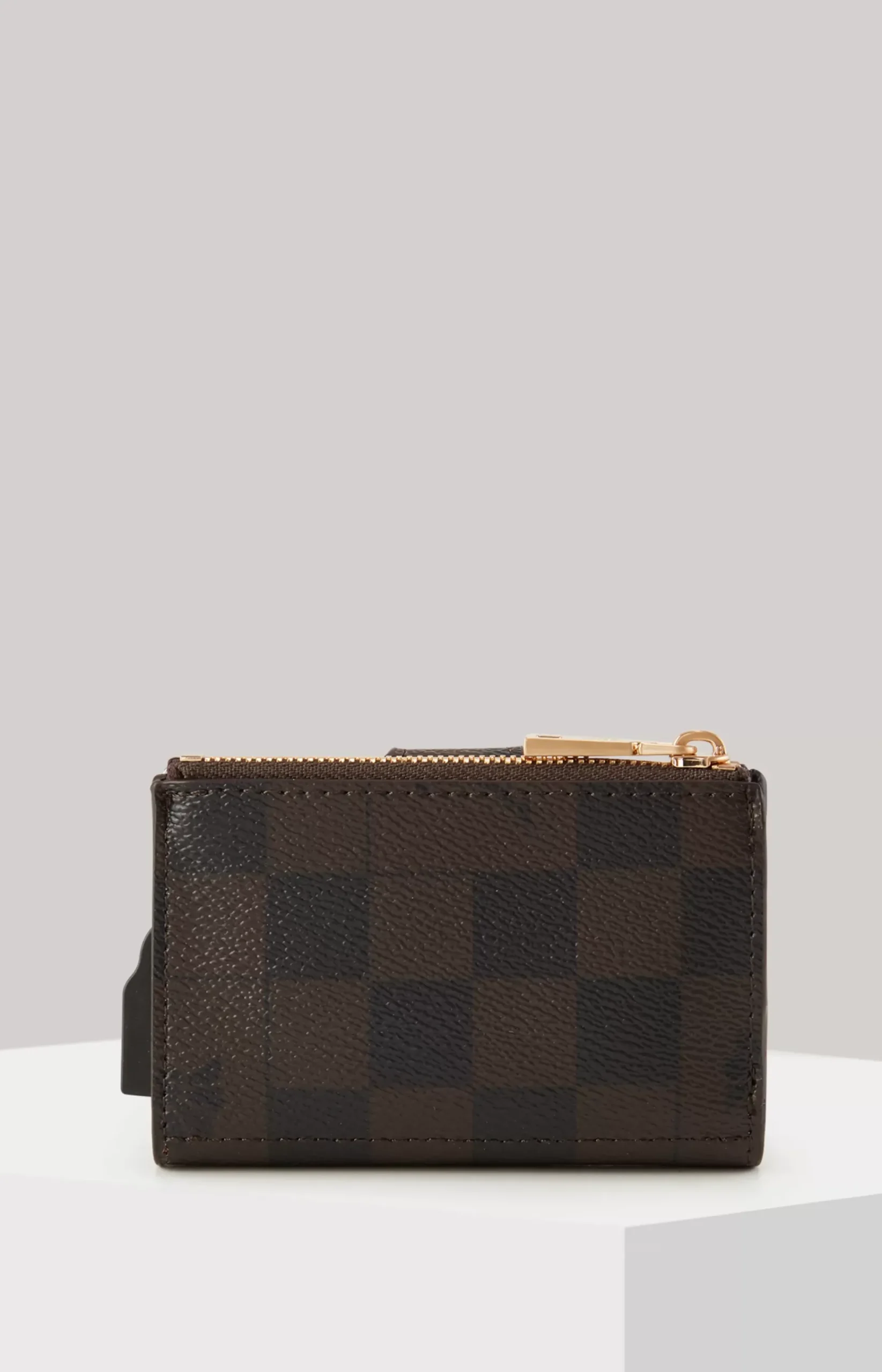 Piazza Edition C-Four Card Case in Brown/Black/Orange