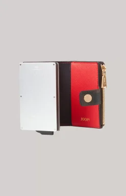 Piazza Edition C-Four Card Holder in Brown/Dark Blue