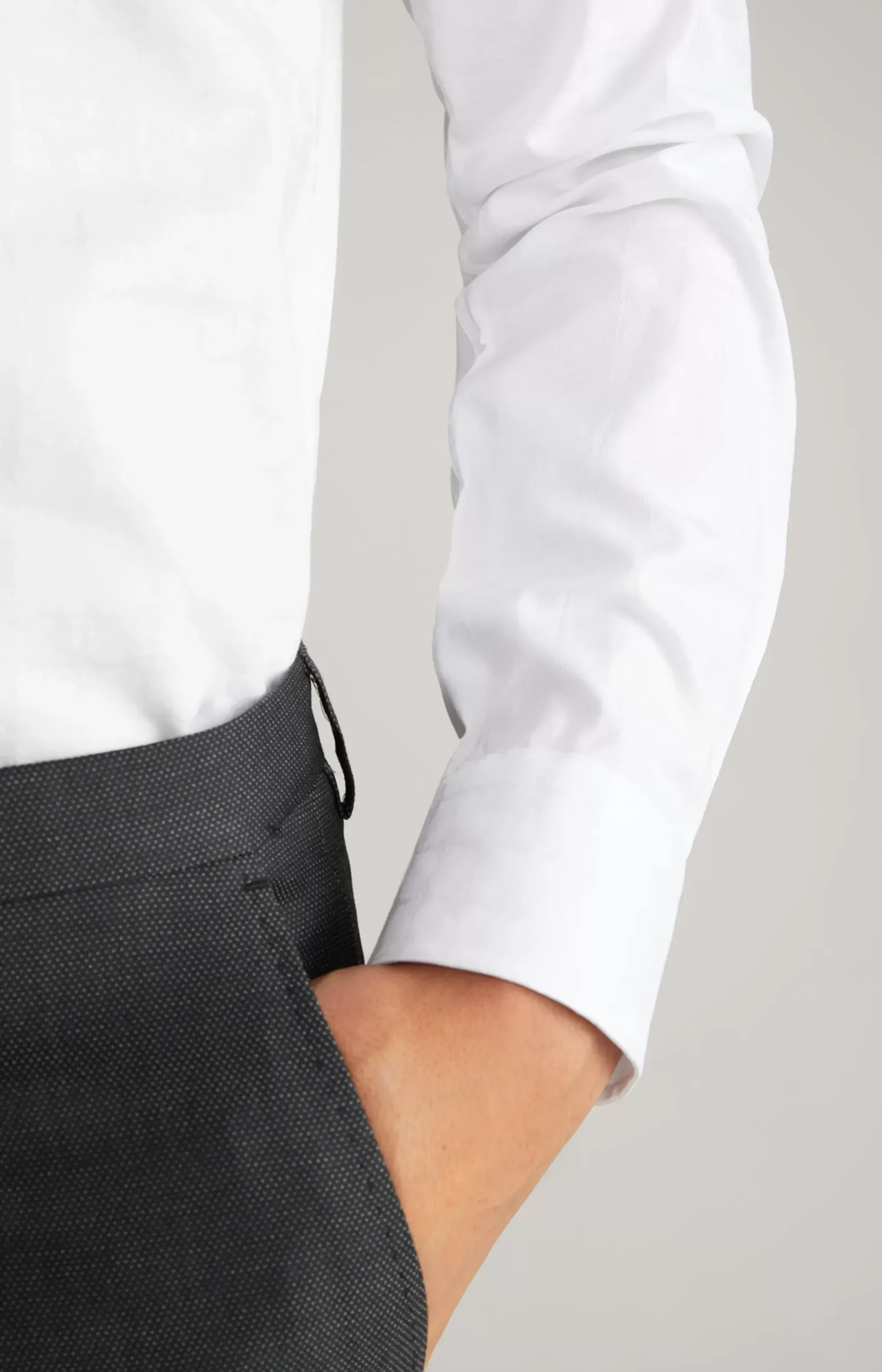 Pit Shirt in a White Pattern