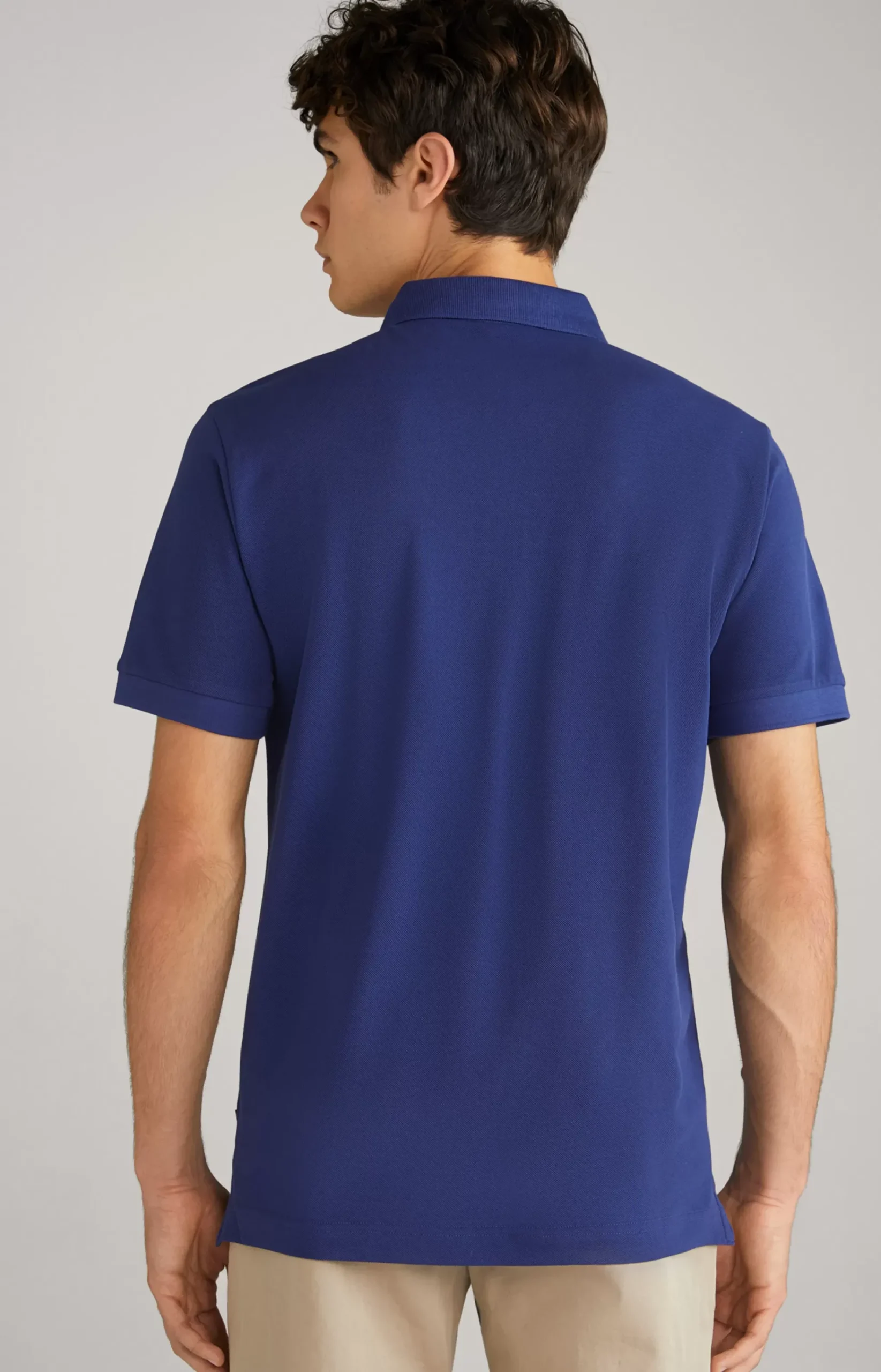 Primus Cotton Polo Shirt in Navy
