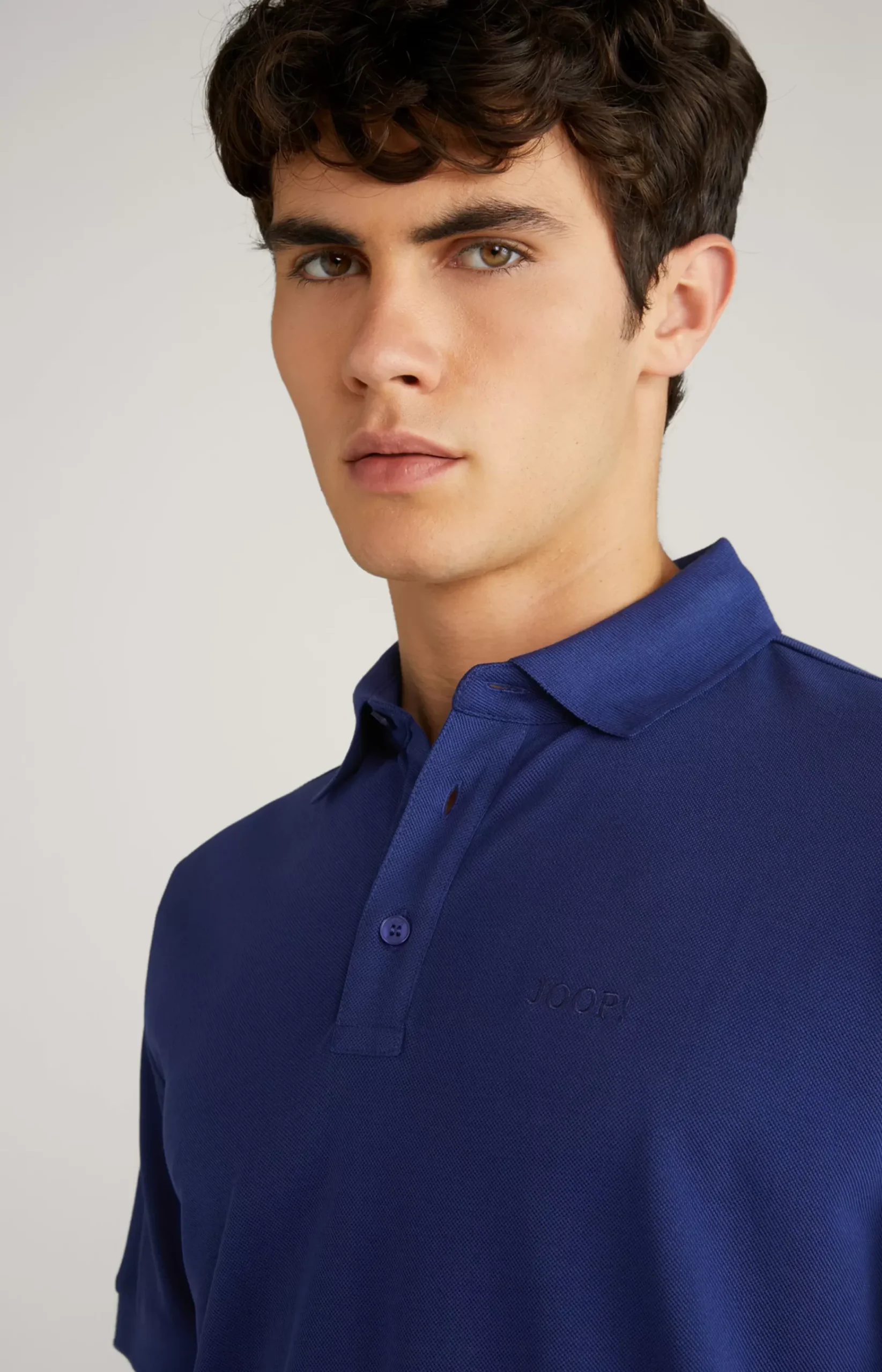 Primus Cotton Polo Shirt in Navy