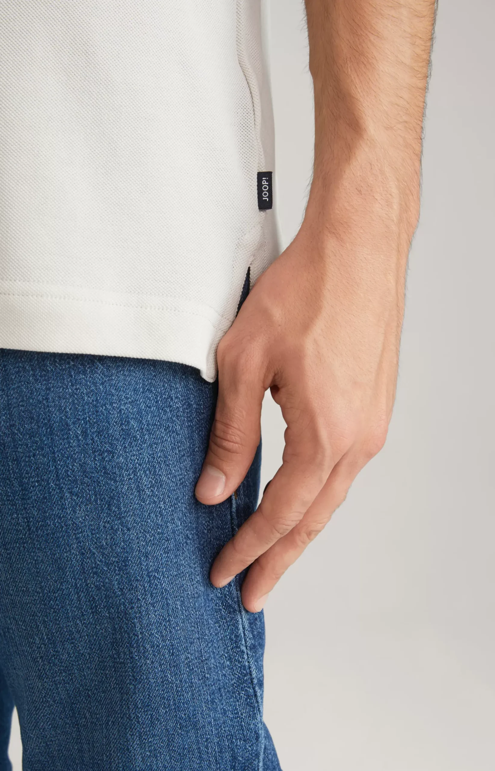 Primus Cotton Polo Shirt in Beige