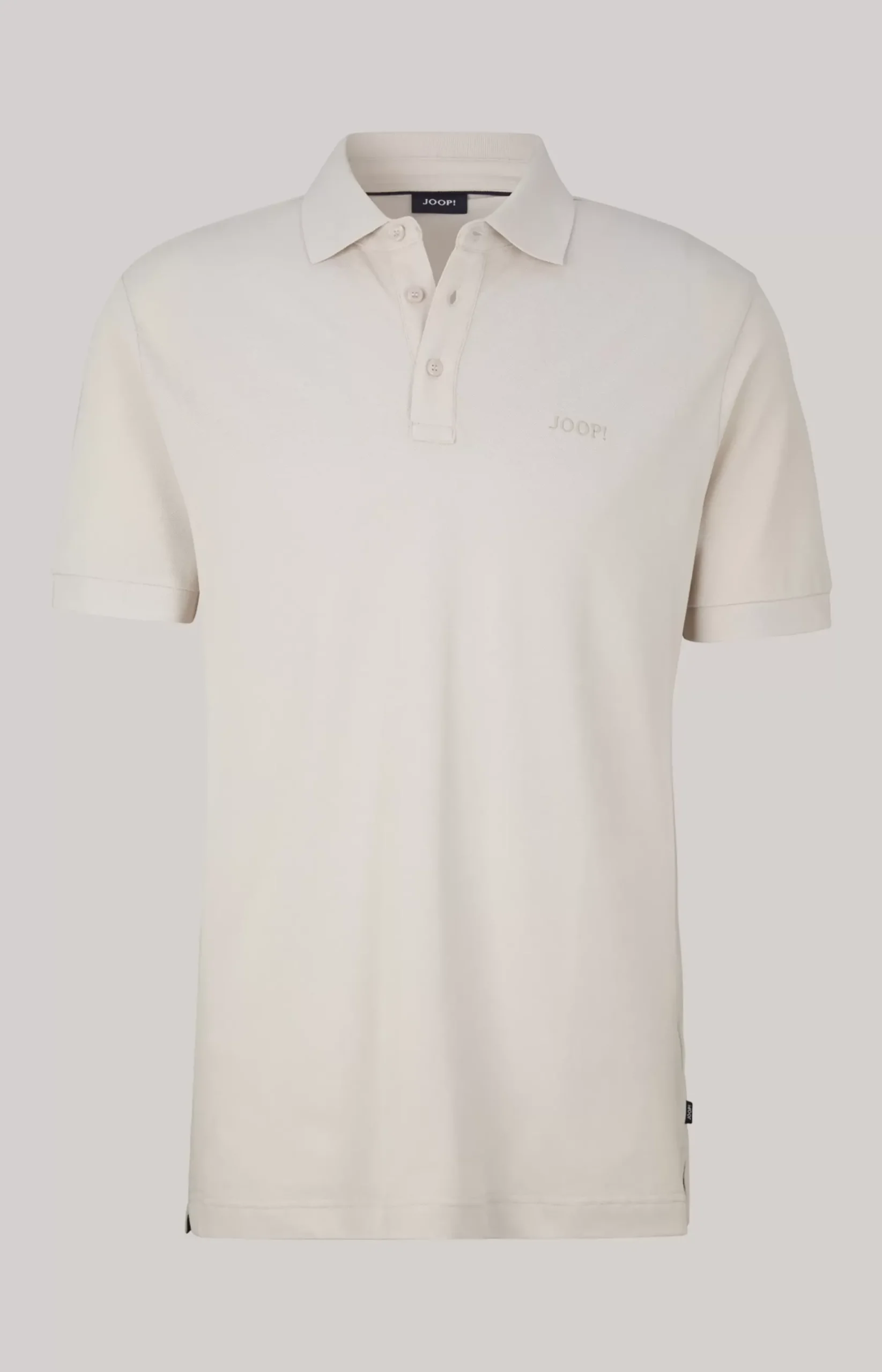 Primus Cotton Polo Shirt in Beige