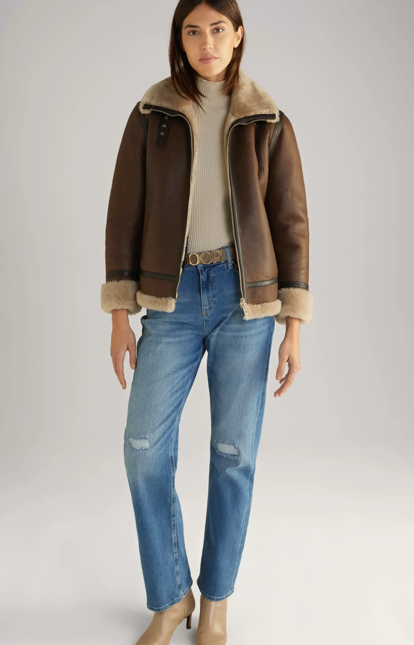 Pullover in Light Beige