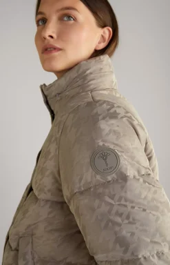 Quilted Jacket in Greige