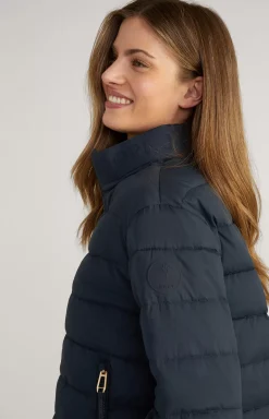 Quilted Jacket in Navy
